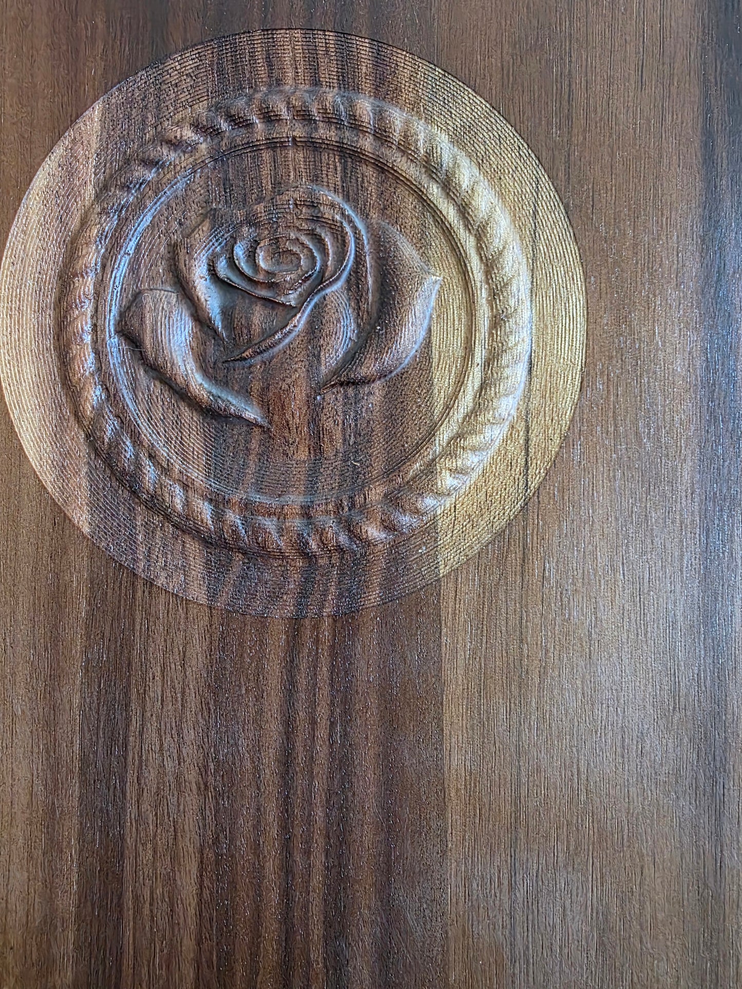Cowboy Rose Cutting Board