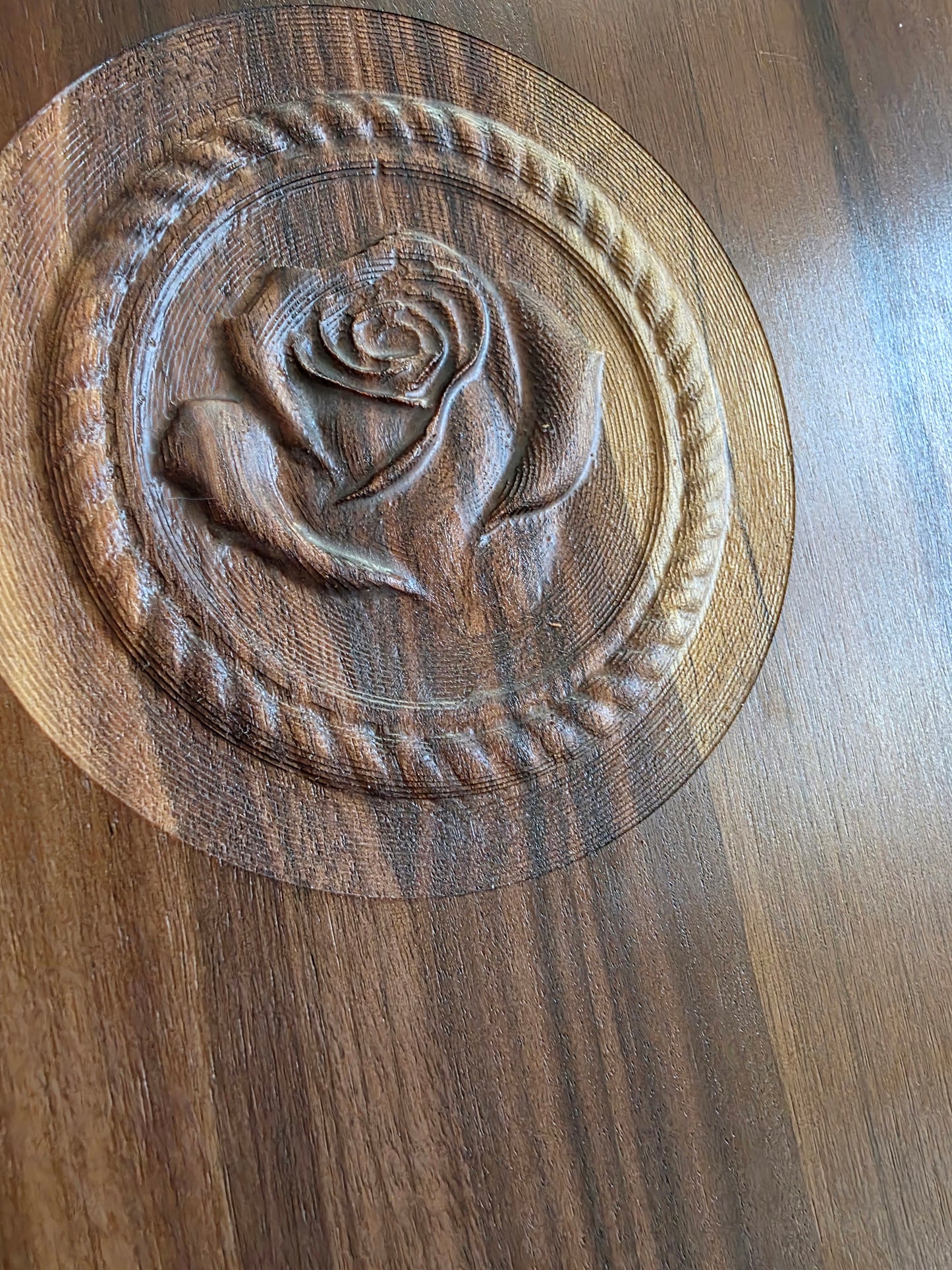 Cowboy Rose Cutting Board