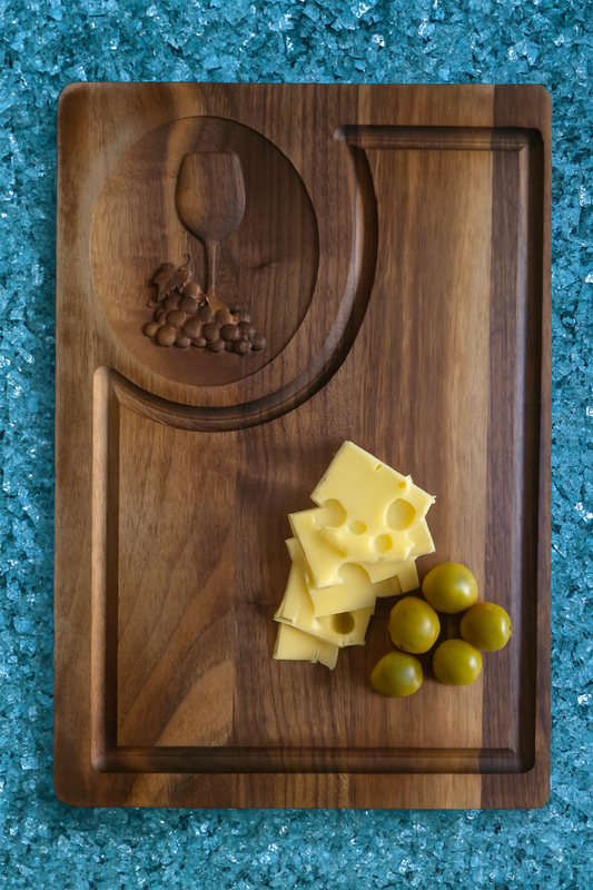 Wine and Grapes Cutting Board